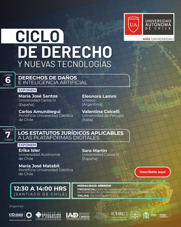 Ciclo De Derecho Y Nuevas Tecnologías Instituto De Investigación En Derecho 5190